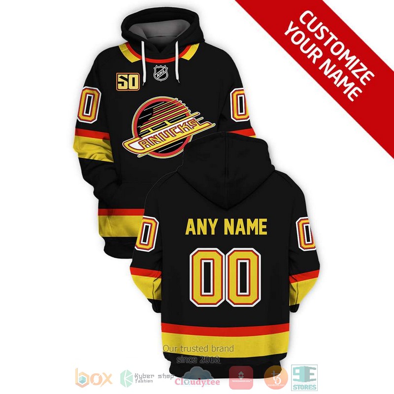 Personalized_Vancouver_Canucks_NHL_custom_black_3D_shirt_hoodie