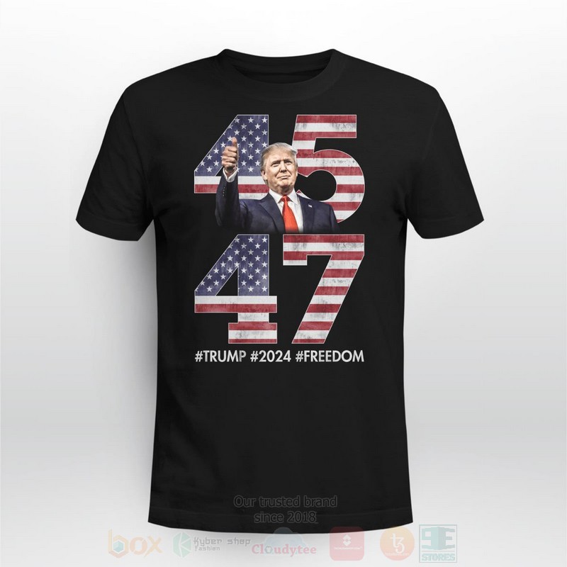 45_47_Trump_2024_Freedom_Long_Sleeve_Tee_Shirt