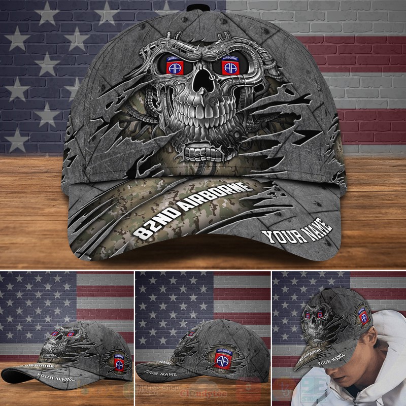 82ND_AIRBORNE_Military_Veteran_Personalized_Skull_Cap