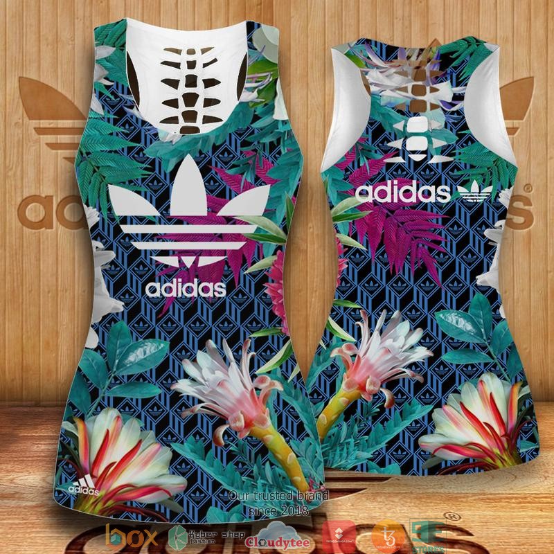 Adidas_Flower_Cube_Pattern_Tank_Top_Legging_1