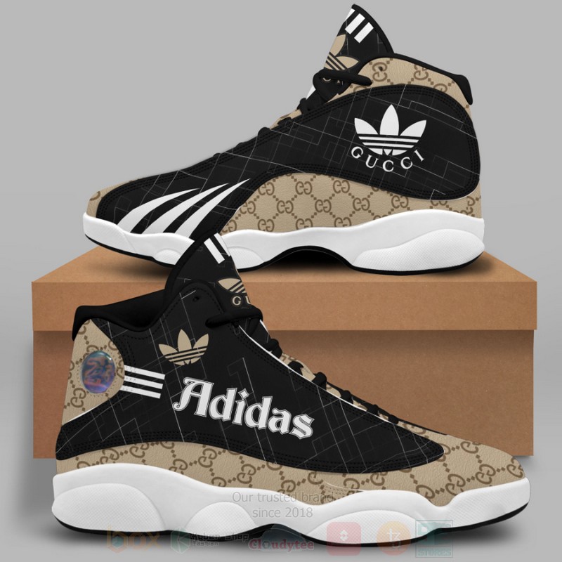 Adidas_White-Brown_Air_Jordan_13_Shoes