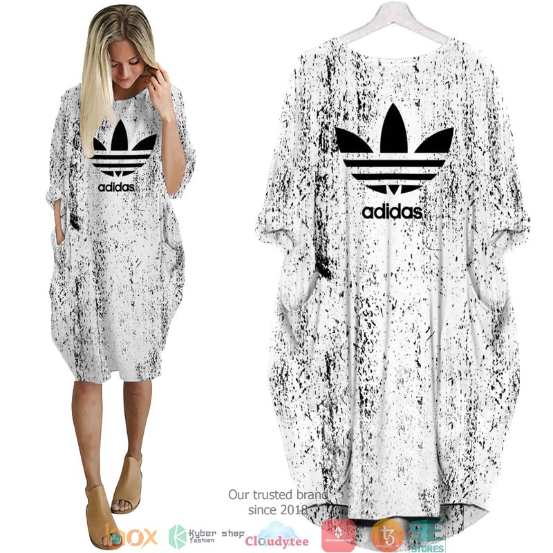 Adidas_White_Batwing_Pocket_Dress