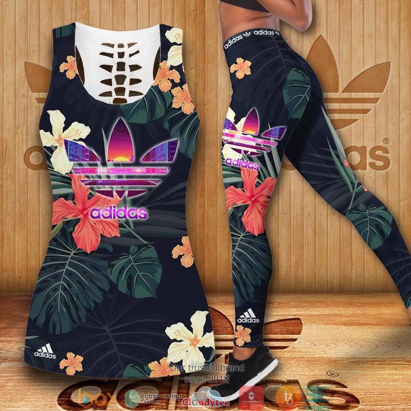 Adidas_tropical_hibiscus_Tank_Top_Legging