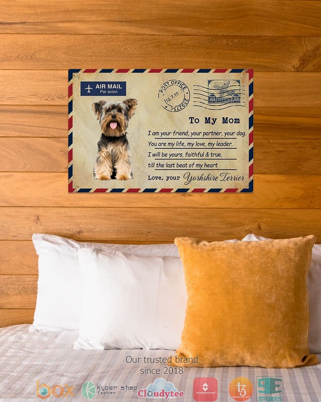 Air_Mail_To_my_mom_Love_your_Yorkshire_Terrier_Poster