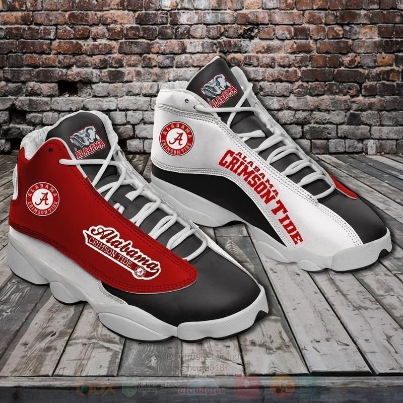 Alabama_Crimson_Tide_NCAA_Red-Black_Air_Jordan_13_Shoes