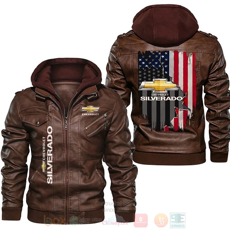 American_Flag_Chevrolet_Silverado_Leather_Jacket_1