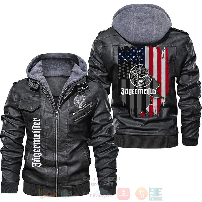 American_Flag_Jagermeister_Rum_Leather_Jacket