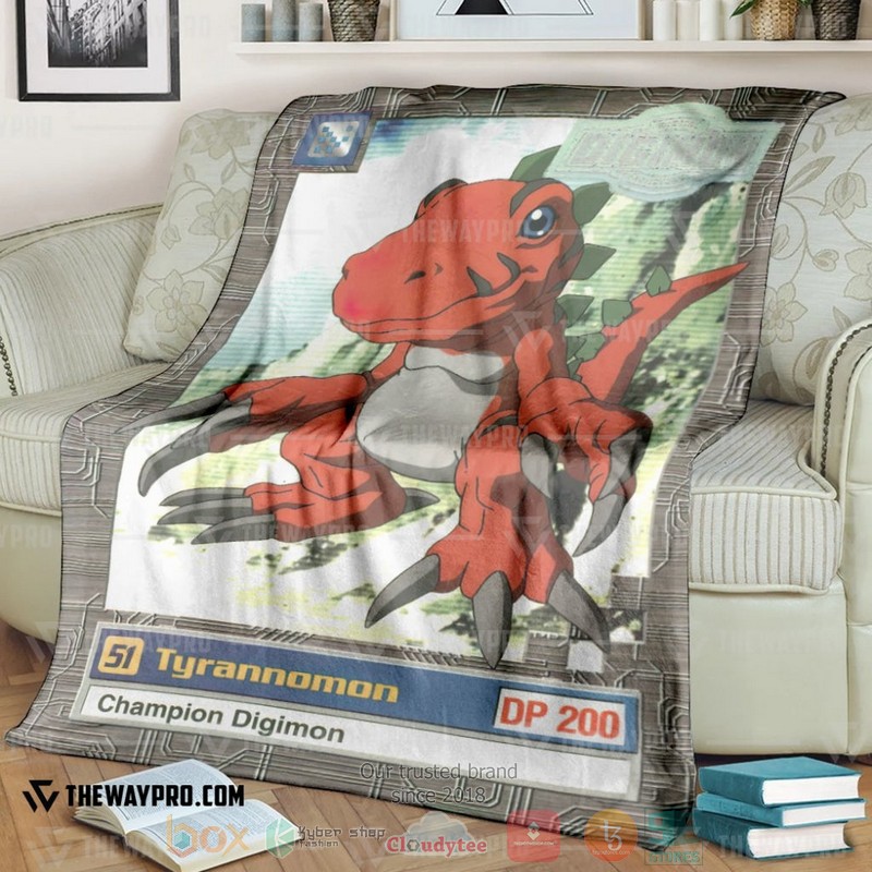 Anime_Digimon_Tyrannomon_Series_2_Soft_Blanket