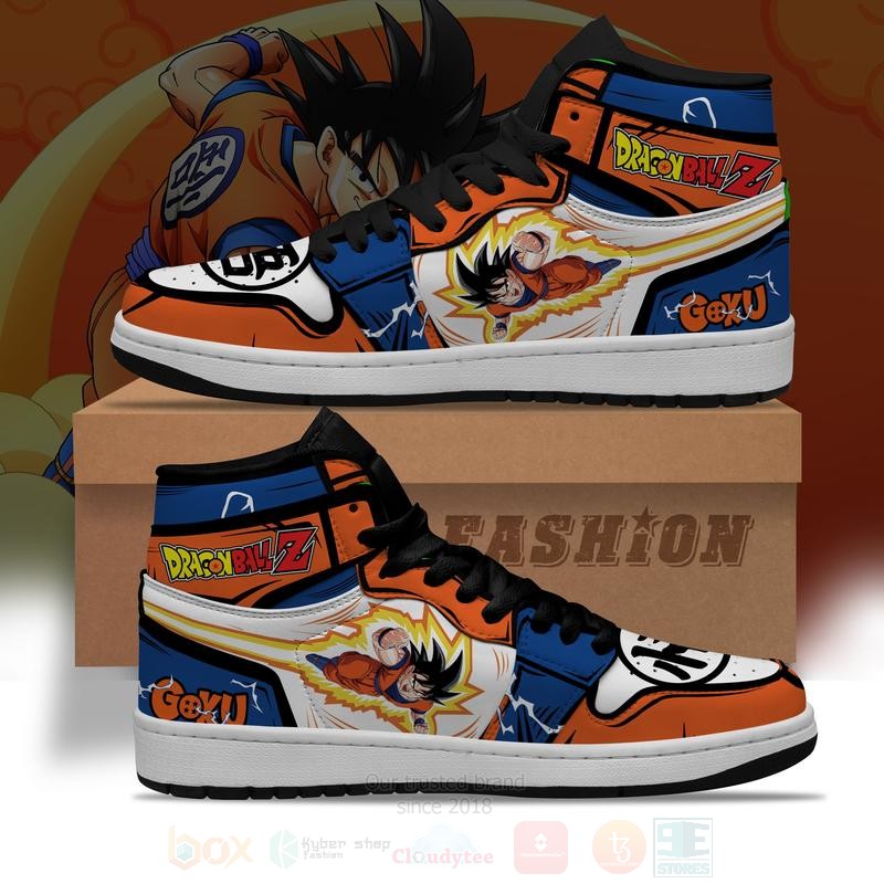 Anime_Dragon_Ball_Z_Son_Goku_Air_Jordan_High_Top_Shoes