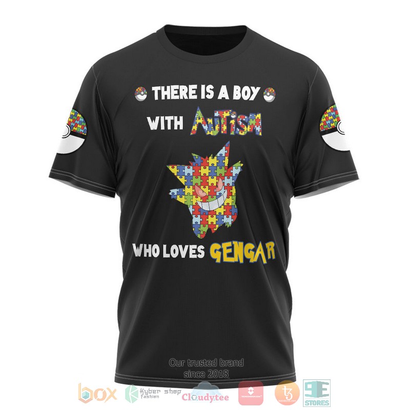 Anime_Pokemon_Gengar_Autism_3D_T-Shirt_1