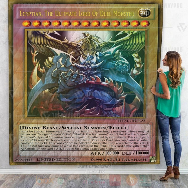 Anime_YGO_Egyptian_The_Ultimate_Lord_Of_Duel_Monster_Custom_Quilt