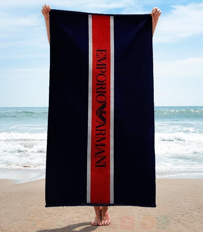 Armani_Emporio_Black_Microfiber_Beach_Towel