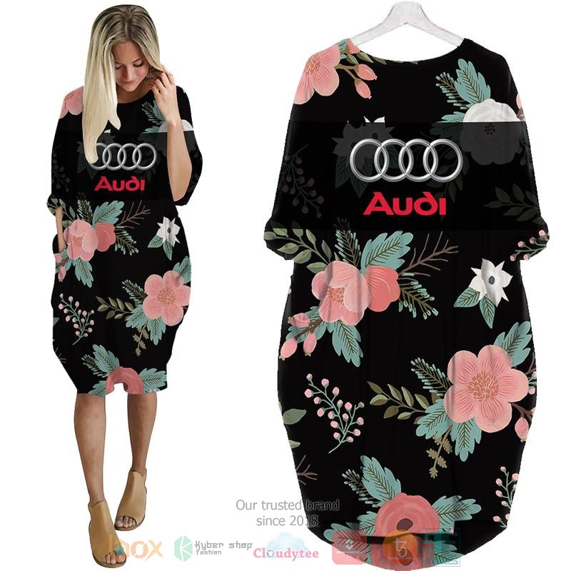 Audi_flowers_black_Pocket_Dress