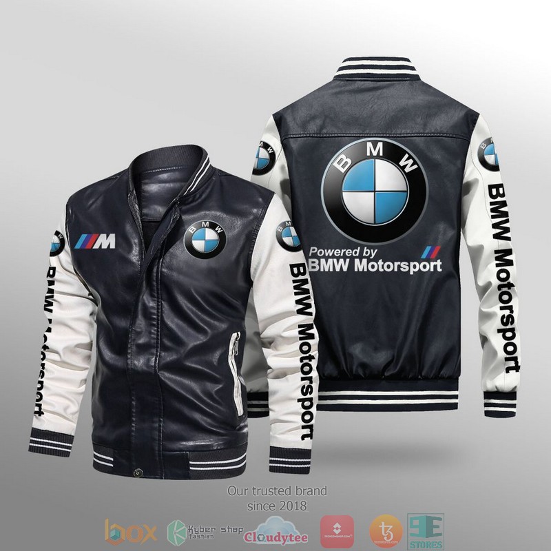 BMW_Car_Brand_Leather_Bomber_Jacket