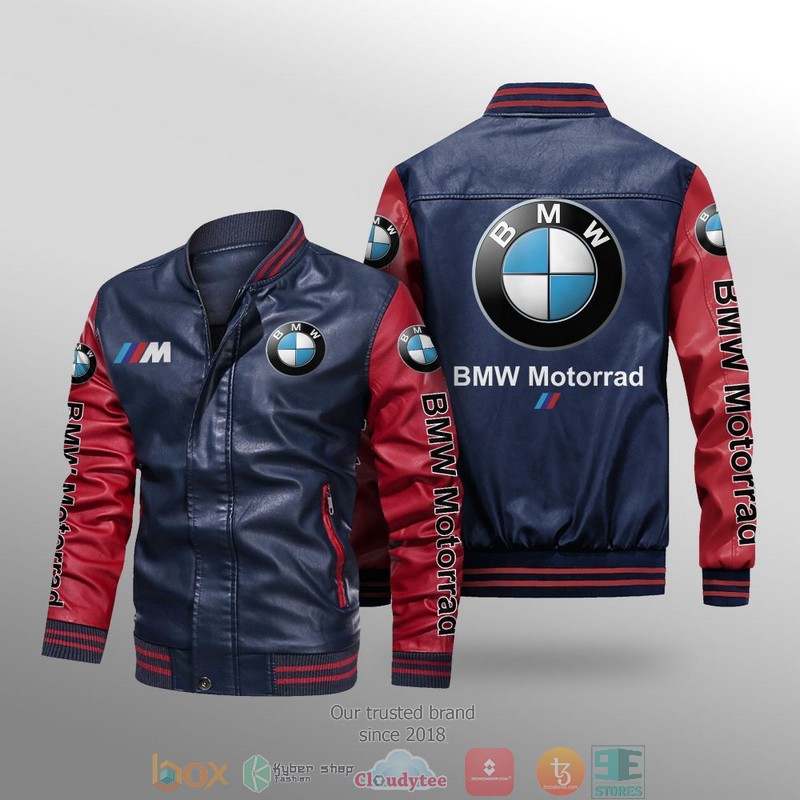 BMW_Motorrad_Car_Brand_Leather_Bomber_Jacket_1
