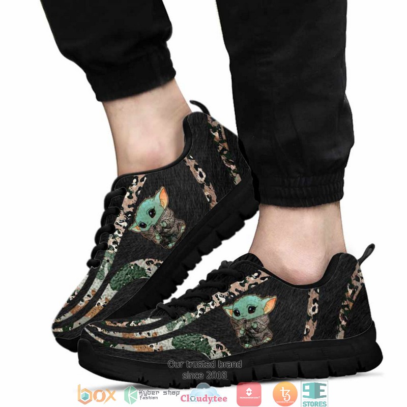 Baby_Yoda_Too_Cute_I_Am_Leopard_pattern_sneaker_shoes_1