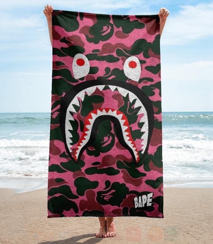 Bape_Shark_Microfiber_Beach_Towel