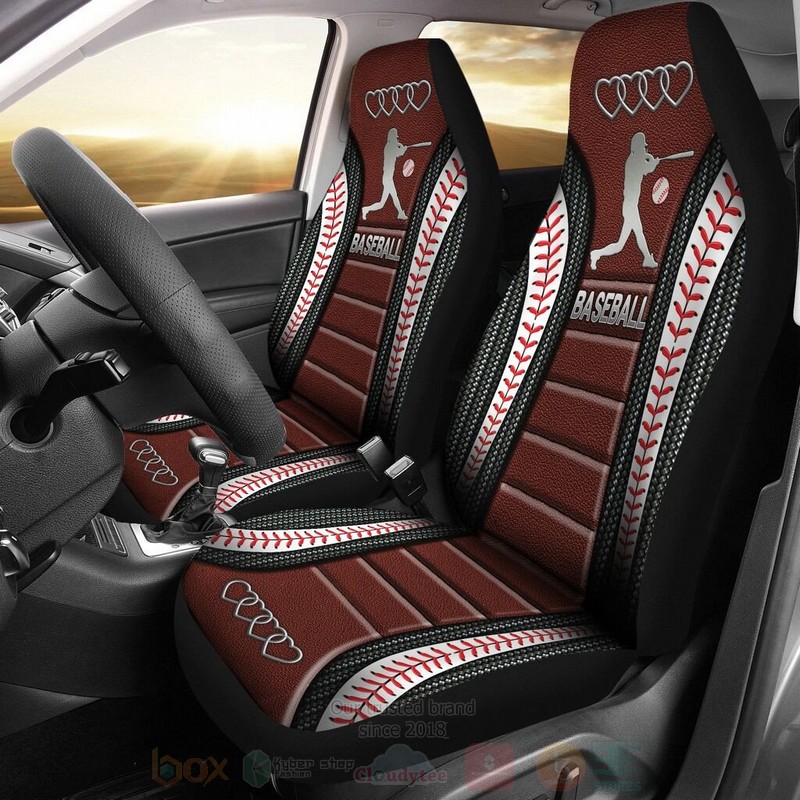 Baseball_and_Heart_Car_Seat_Covers
