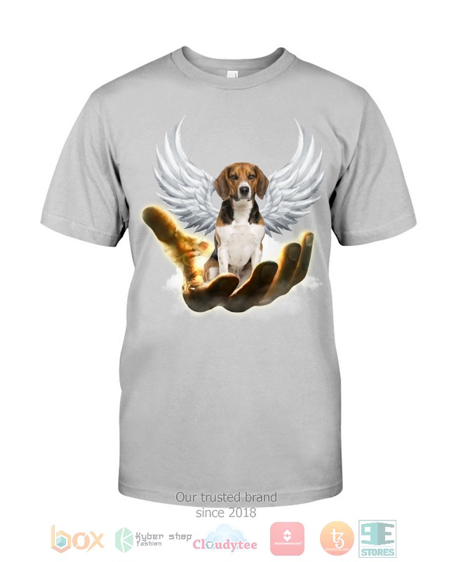 Beagle_Dog_Golden_Hand_Heaven_Wings_2D_shirt_hoodie