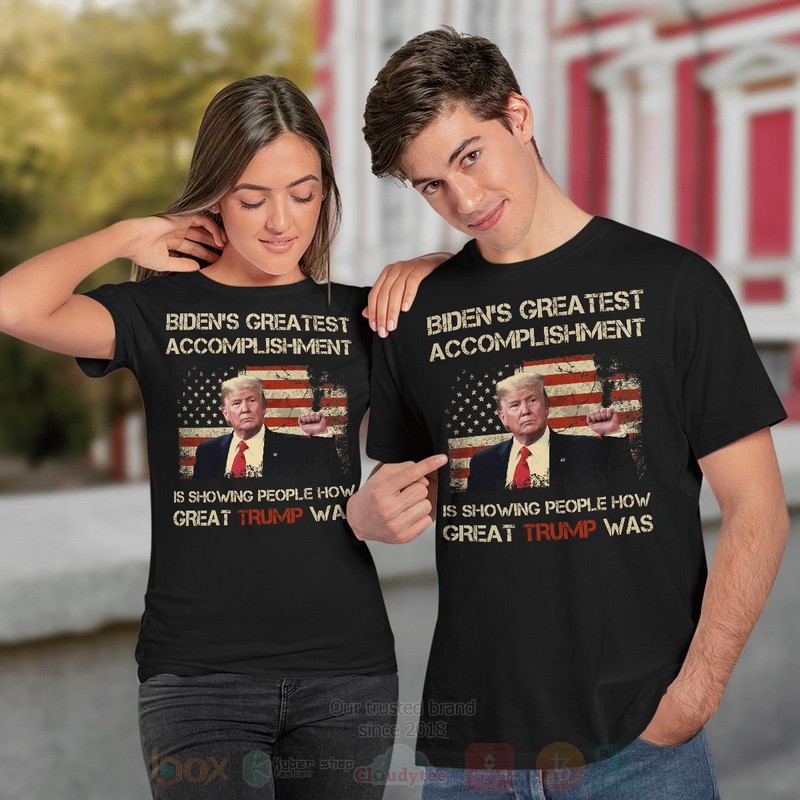 BidenS_Greatest_Accomplishment_Is_Showing_People_How_Great_Trump_Was_Long_Sleeve_Tee_Shirt_1