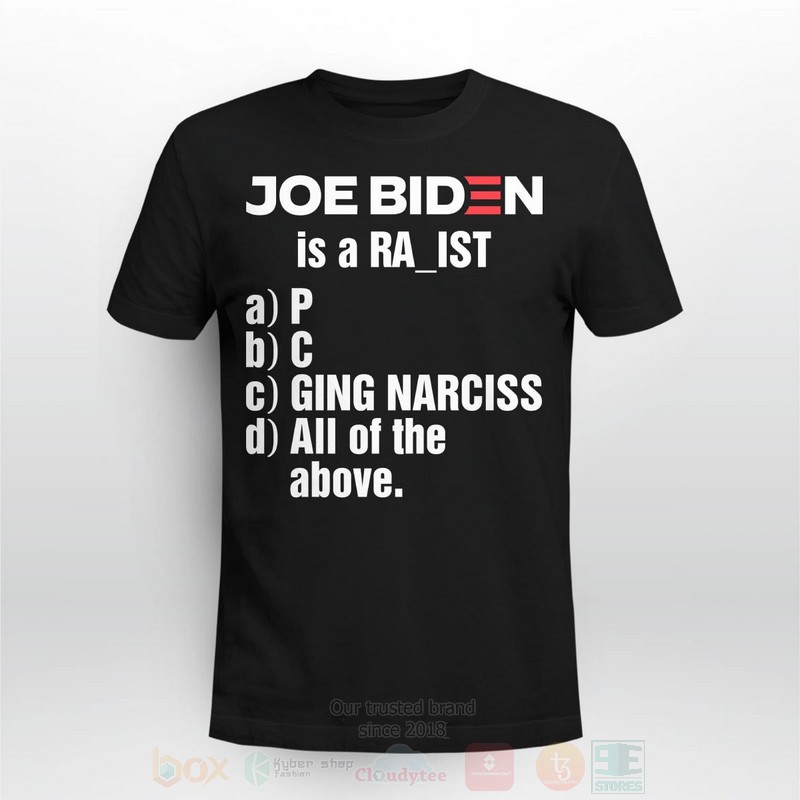 Biden_Racist_Long_Sleeve_Tee_Shirt