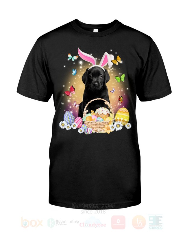 Black_Labrador_Baby_Easter_Bunny-Butterfly_2D_Hoodie_Shirt