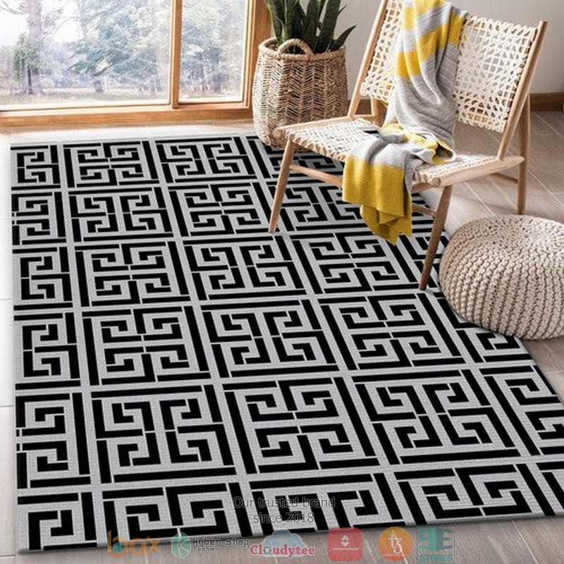 Black_white_greek_key_Rug_Carpet