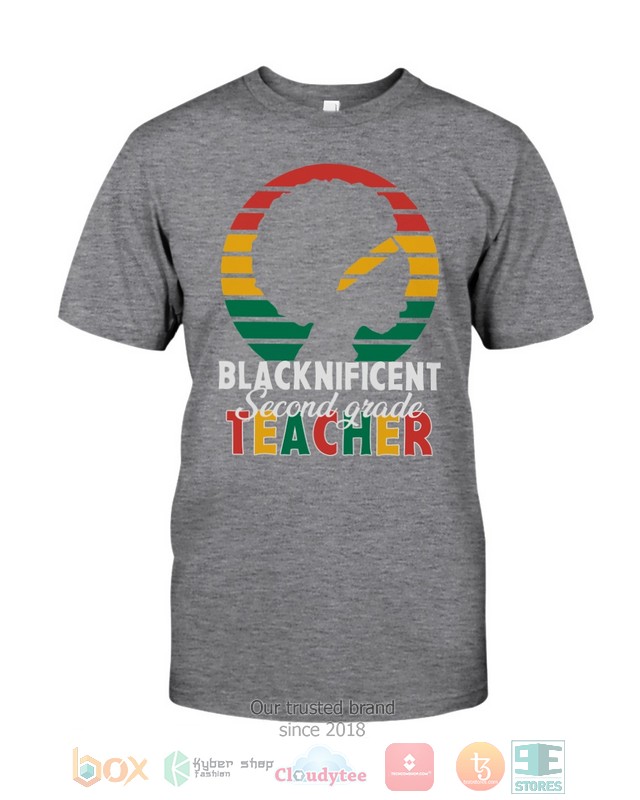 Blacknificient_Second_Grade_Teacher_2d_shirt_hoodie