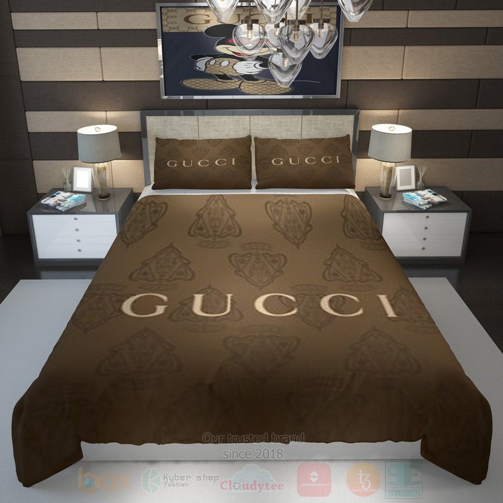 Brown_Gucci_Inspired_Bedding_Set
