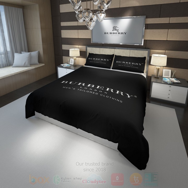 Burberry_London_Mens_Tailored_Clothing_Black_Inspired_Bedding_Set