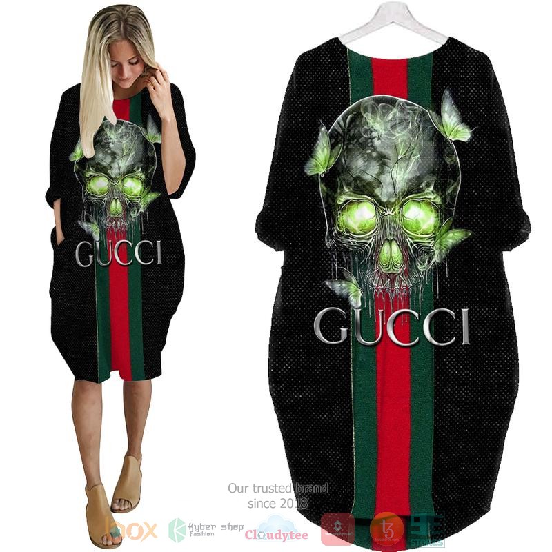 Butterfly_Skull_Gucci_black_Pocket_Dress