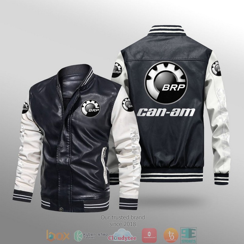 Can-Am_Motorcycles_Car_Brand_Leather_Bomber_Jacket