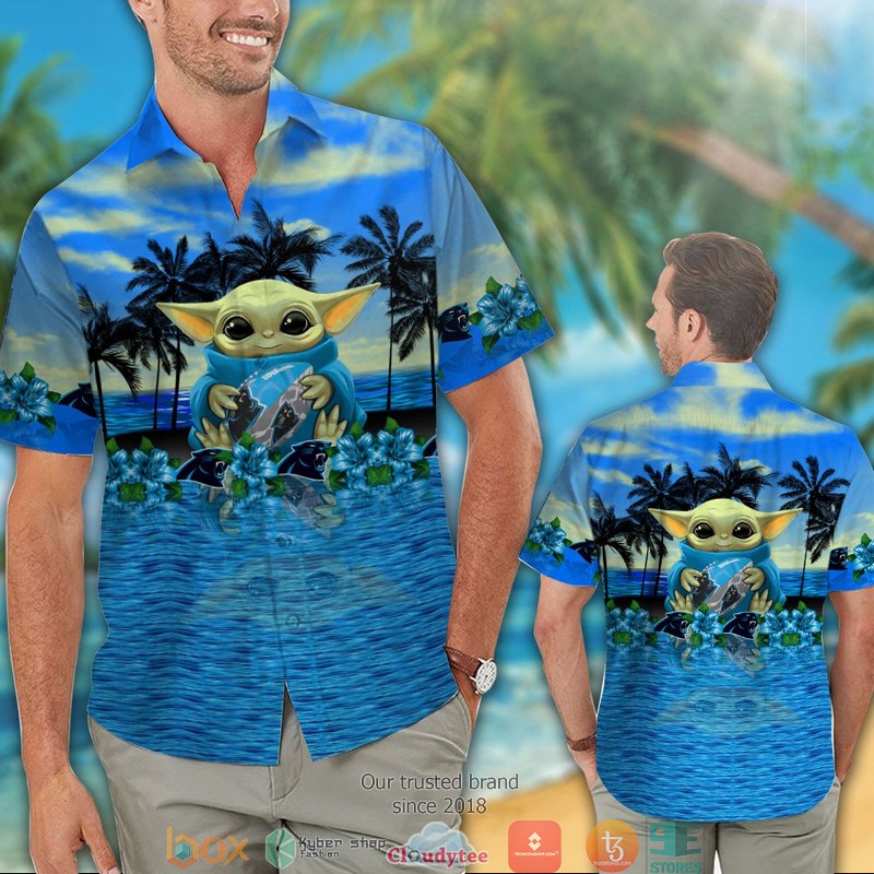 Carolina_Panthers_Baby_Yoda_Coconut_Hawaiian_shirt_1