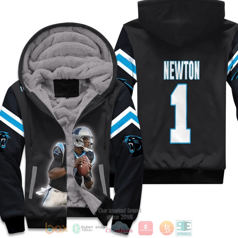 Carolina_Panthers_Cam_Newton_1_NFL_Black_fleece_hoodie