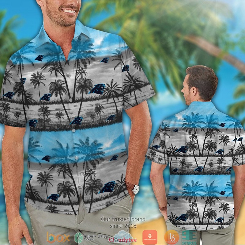 Carolina_Panthers_Coconut_Island_Grey_Hawaiian_Shirt_short_1