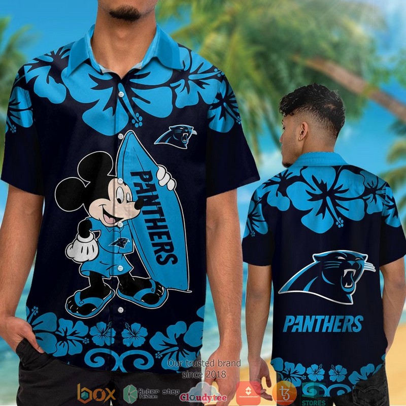Carolina_Panthers_Mickey_Mouse_Hawaiian_Shirt_short_1