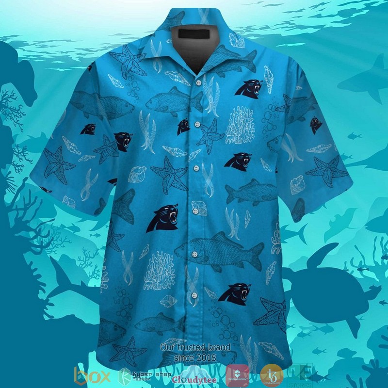 Carolina_Panthers_fish_ocean_Hawaiian_shirt_short