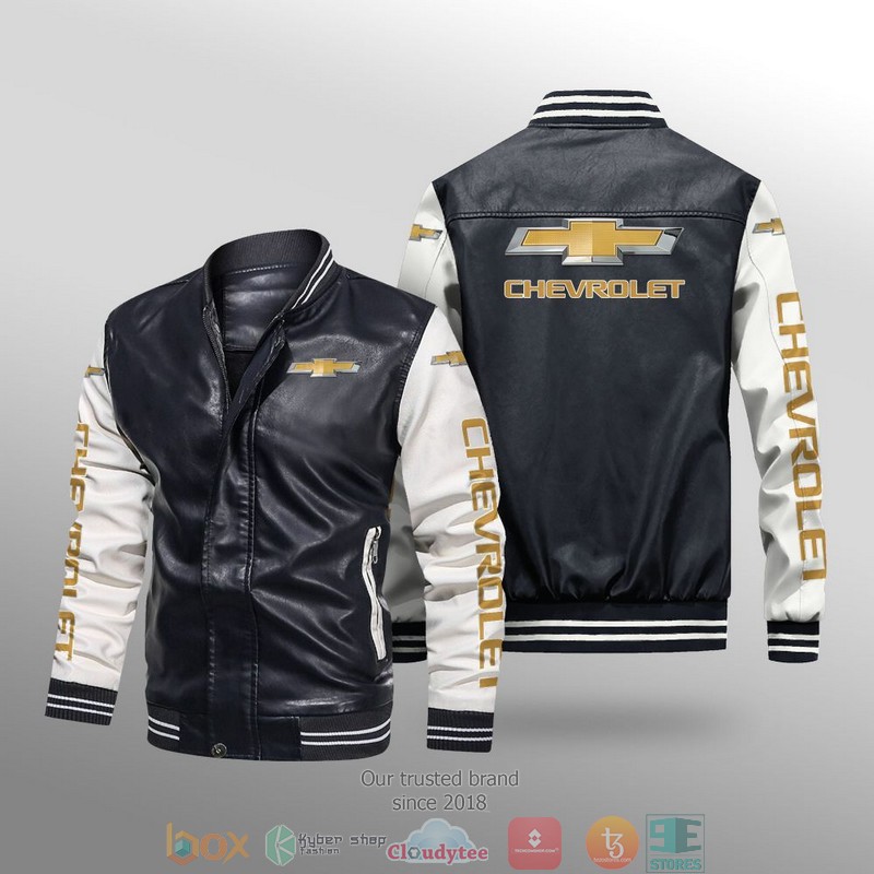 Chevrolet_Car_Brand_Leather_Bomber_Jacket_1