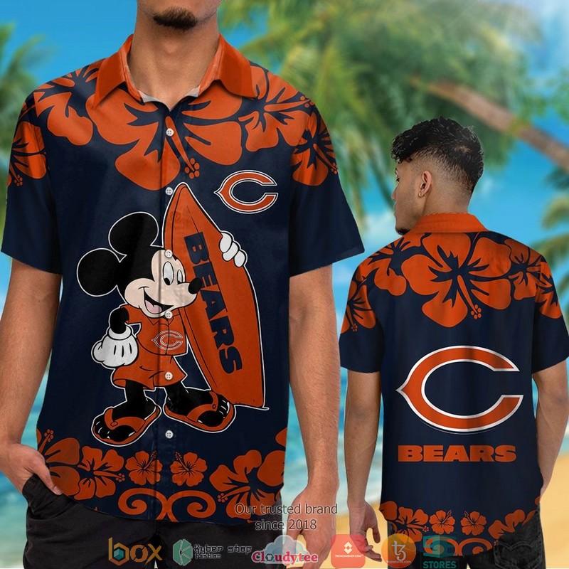 Chicago_Bears_Mickey_Mouse_Hawaiian_Shirt_short_1