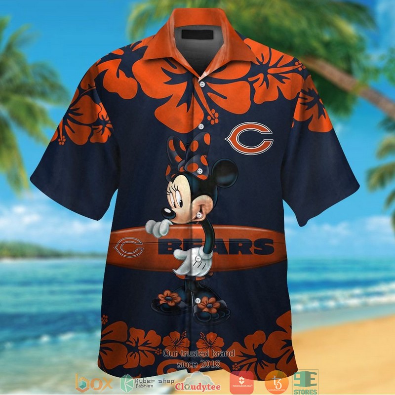 Chicago_Bears_Minnie_Mouse_Hawaiian_Shirt_short