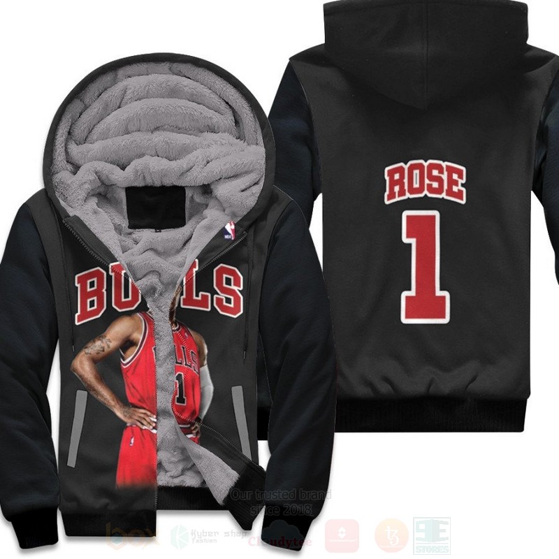 Chicago_Bulls_Derrick_Rose_1_NBA_Legends_Throwback_Black_3D_Fleece_Hoodie