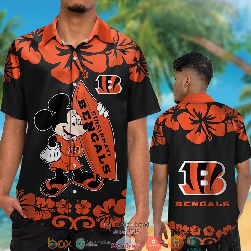 Cincinnati_Bengals_Mickey_Mouse_Hawaiian_Shirt_short_1