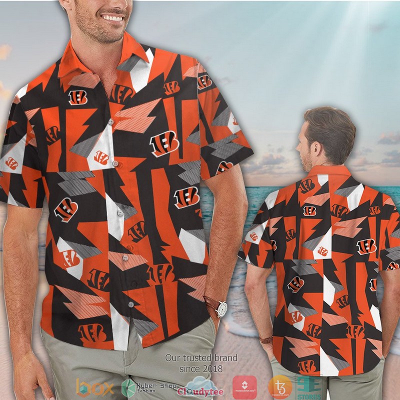 Cincinnati_Bengals_Orange_Grey_pattern_Hawaiian_shirt_short_1