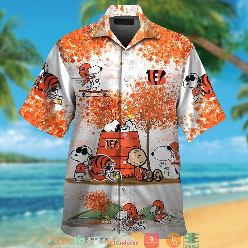 Cincinnati_Bengals_Snoopy_And_Charlie_Brown_Autumn_Hawaiian_Shirt_short