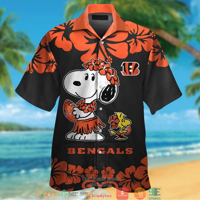 Cincinnati_Bengals_Snoopy_Dance_Hawaiian_Shirt_short