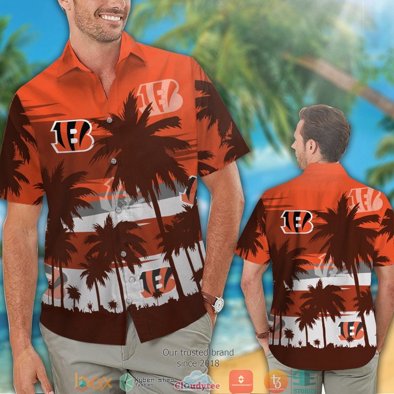Cincinnati_Bengals_coconut_orange_Hawaiian_shirt_short_1