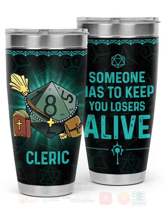 Cleric_Someone_As_To_Keep_You_Losers_Alive_Green_Tumbler