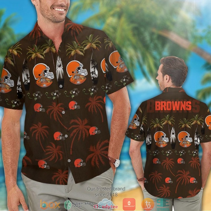 Cleveland_Browns_Coconut_brown_Hawaiian_Shirt_short_1