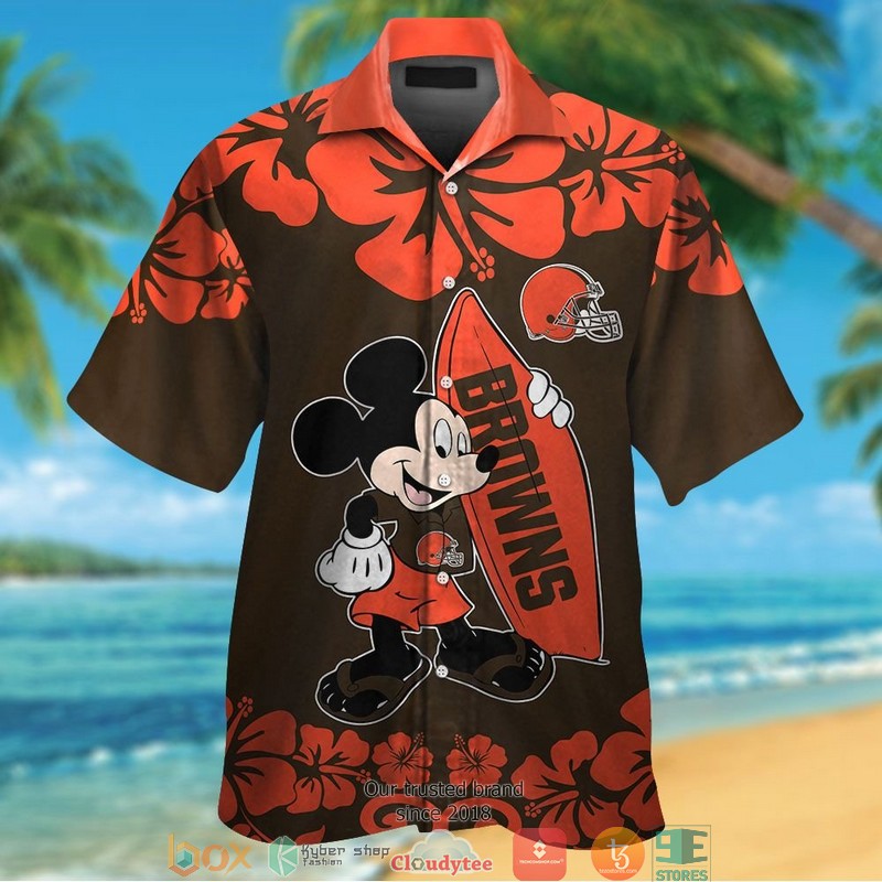 Cleveland_Browns_Mickey_Mouse_Hawaiian_Shirt_short