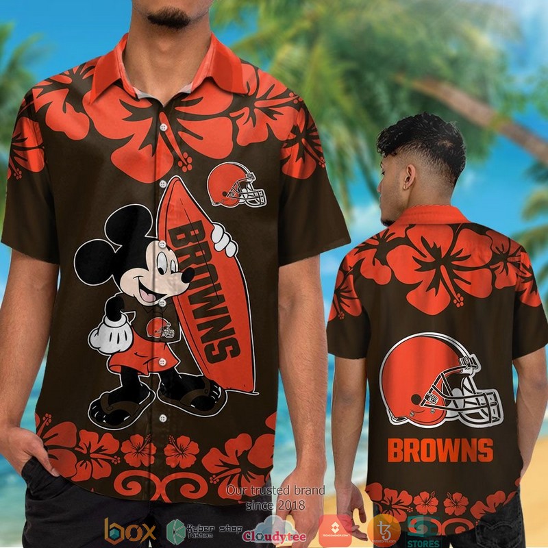 Cleveland_Browns_Mickey_Mouse_Hawaiian_Shirt_short_1